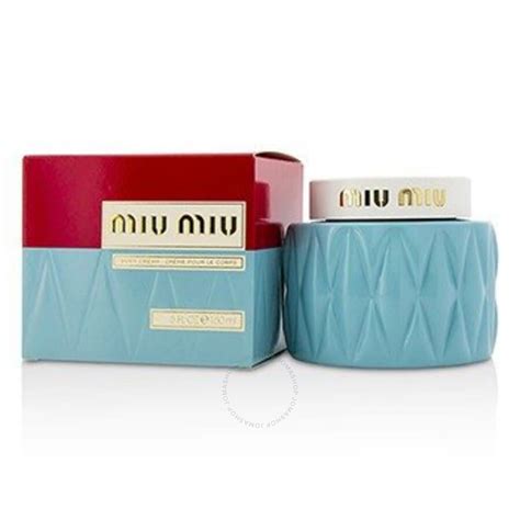 miu miu body cream